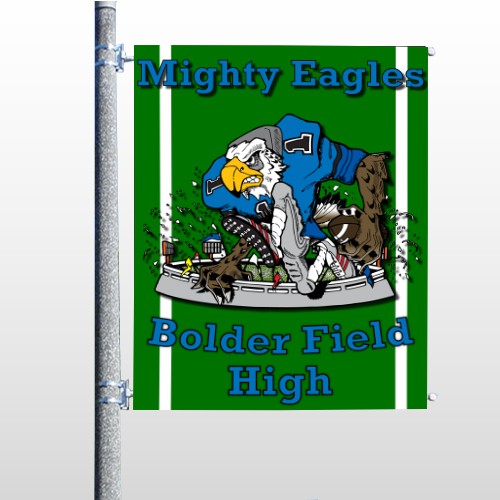 Green 56 Pole Banner