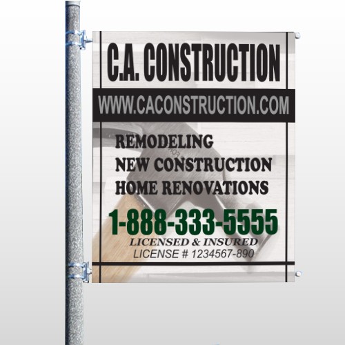 Hammer 498 Pole Banner