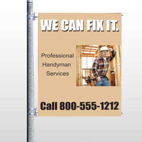 Handyman 240 Pole Banner