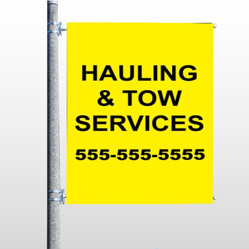 Hauling 127 Pole Banner