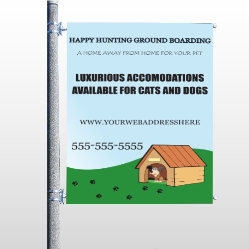 Hunting 301 Pole Banner