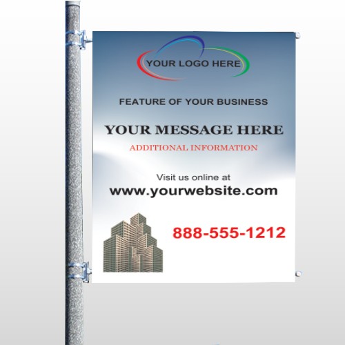 Industry 168 Pole Banner