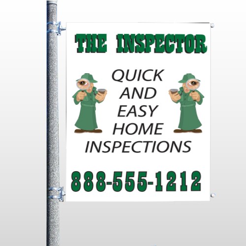 Home Inspection 361 Pole Banner