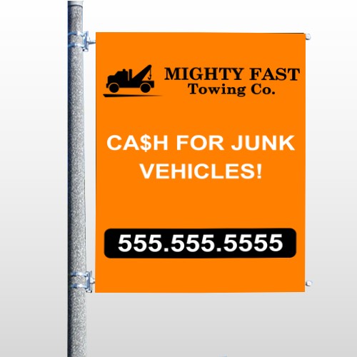 Mighty 313 Pole Banner