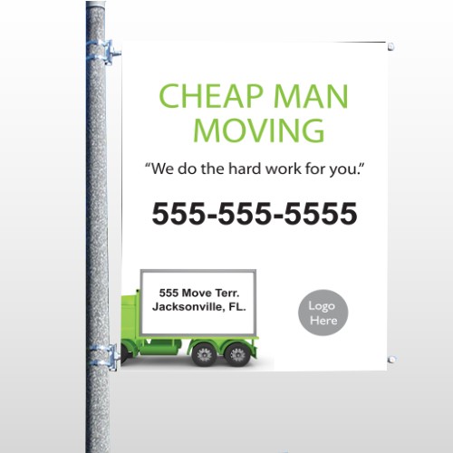 Moving 339 Pole Banner