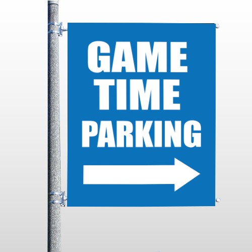 Parking 298 Pole Banner