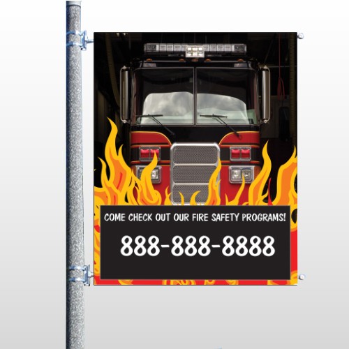 Safety Program 427 Pole Banner