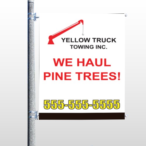 Towing 300 Pole Banner