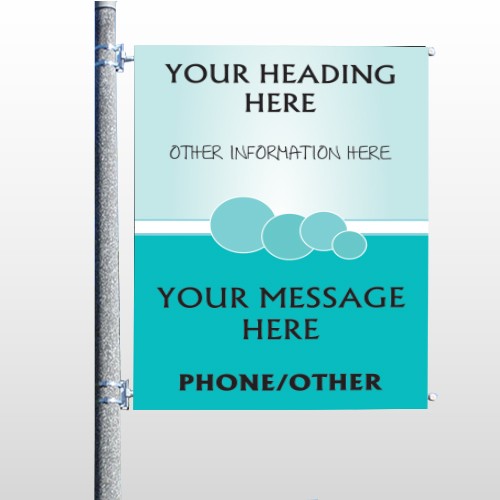 Circles 112 Pole Banner