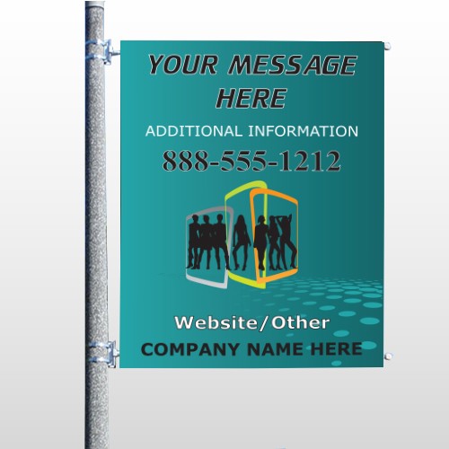 Fashion Models 180 Pole Banner