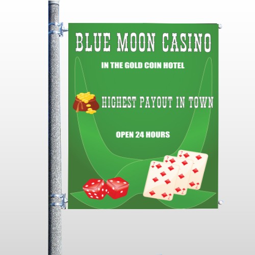 Gold Die Cards 524 Pole Banner