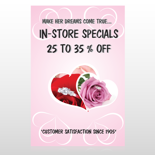 Pink Rose Hide Ring 400 Floor Decal