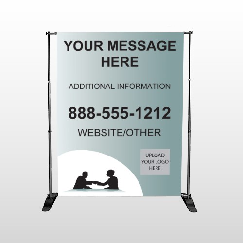 Bank 156 Pocket Banner Stand