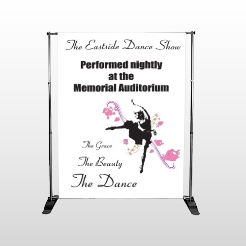 Ballet Dance 517 Pocket Banner Stand