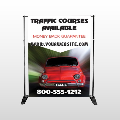 Car Traffic 153 Pocket Banner Stand