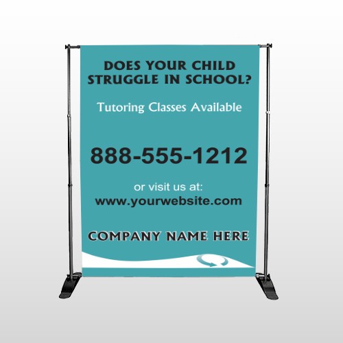 Classy Blue 160 Pocket Banner Stand