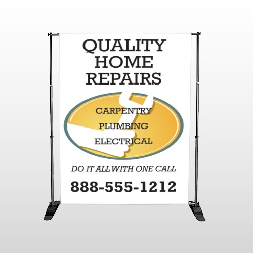 Construction 244 Pocket Banner Stand