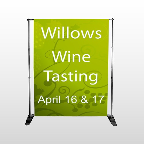 Grill 56 Pocket Banner Stand