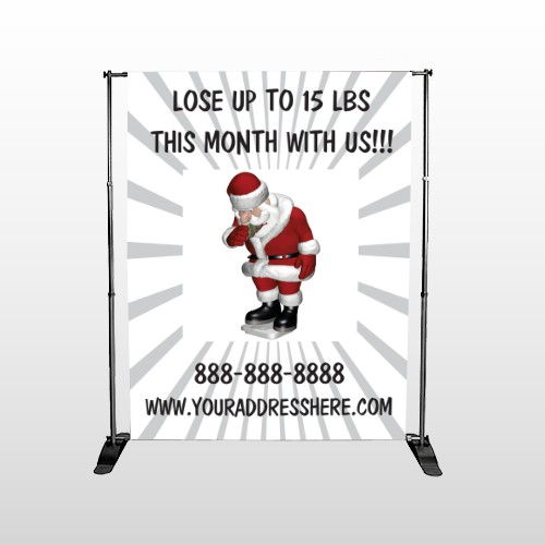 Health Santa 402 Pocket Banner Stand