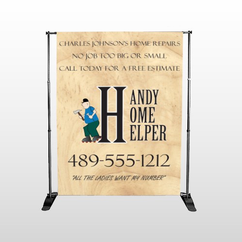 Home Repair 242 Pocket Banner Stand