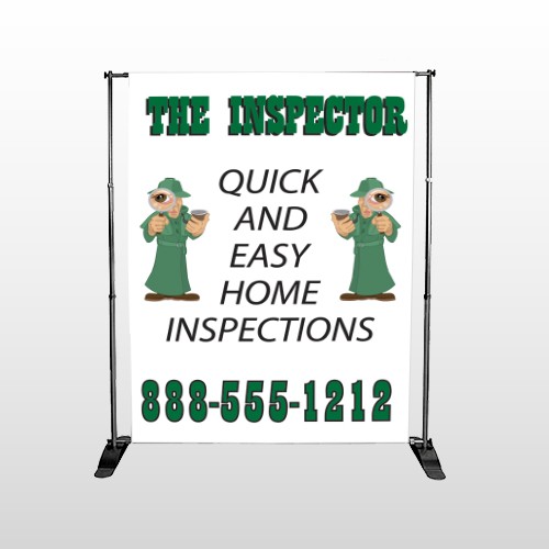 Home Inspection 361 Pocket Banner Stand