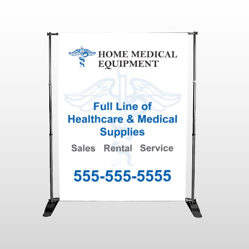 Medical Symbol 99 Pocket Banner Stand