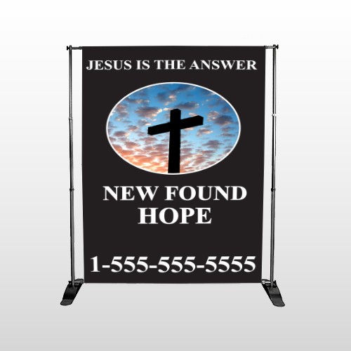 New Found Hope 01 Pocket Banner Stand