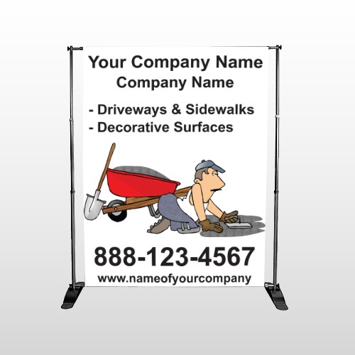 Paving 262 Pocket Banner Stand