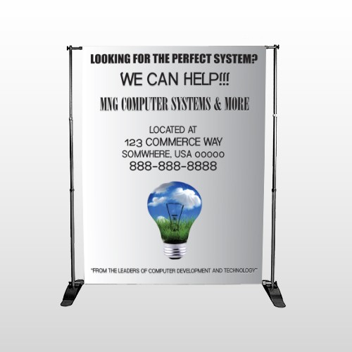 Scene Bulb 435 Pocket Banner Stand