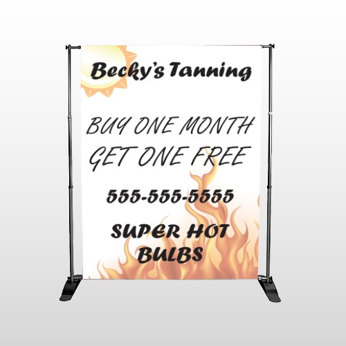 Tanning 298 Pocket Banner Stand