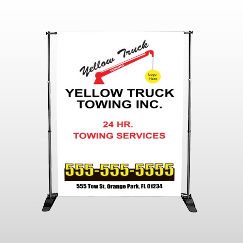 Towing 125 Pocket Banner Stand