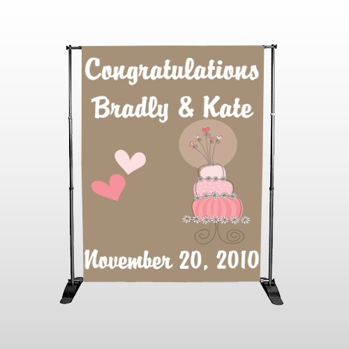 Heartcake 03 Pocket Banner Stand