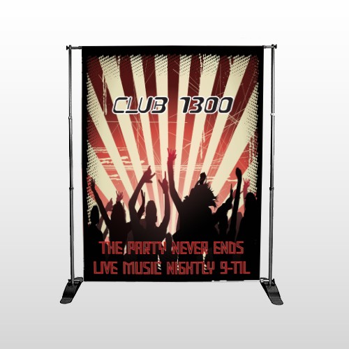 Night Club 523 Pocket Banner Stand