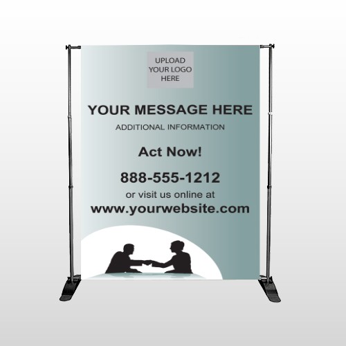 Bank 174 Pocket Banner Stand