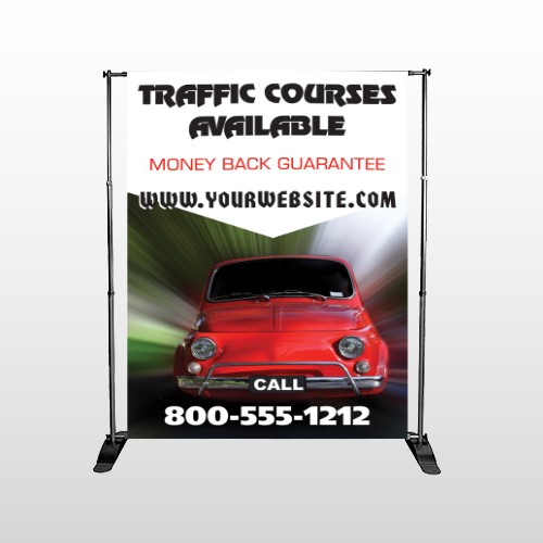 Car Traffic 153 Pocket Banner Stand