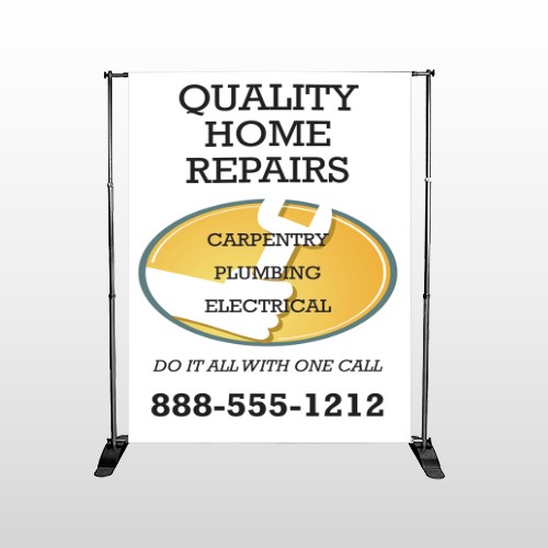 Construction 244 Pocket Banner Stand