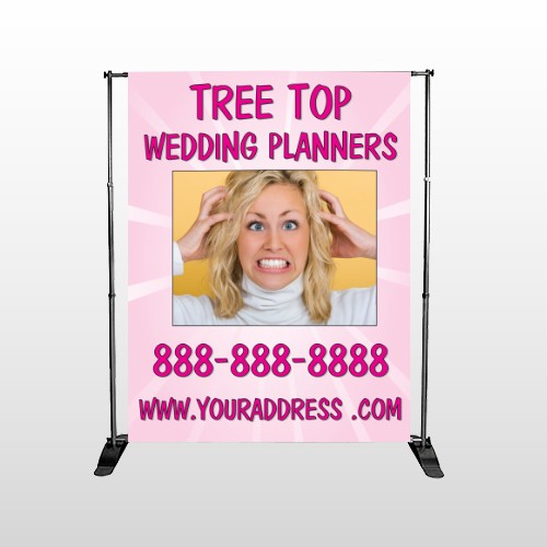 Crazy Wedding 411 Pocket Banner Stand