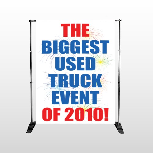 Fireworks 118 Pocket Banner Stand