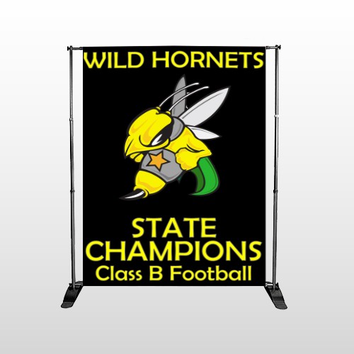 Hornet 44 Pocket Banner Stand