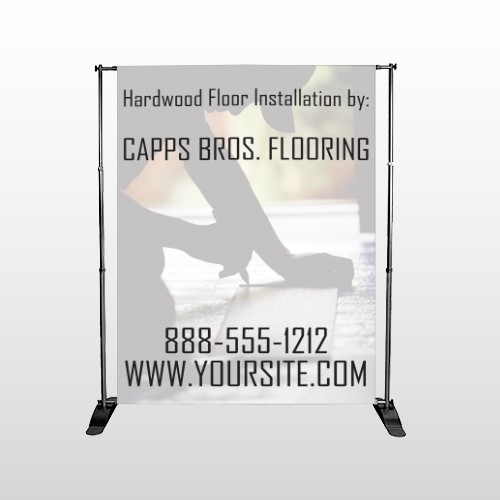 Man Cutting Board 246 Pocket Banner Stand