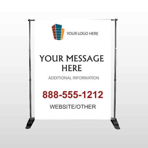 Mortgage 159 Pocket Banner Stand