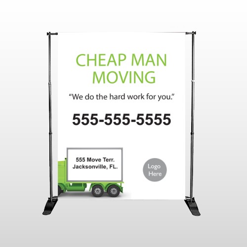 Moving 339 Pocket Banner Stand