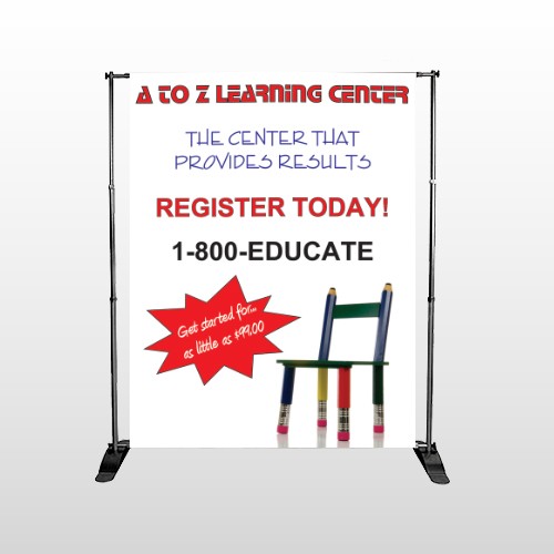 Pencil Chair 159 Pocket Banner Stand