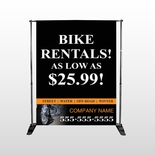 Rent Dreams 109 Pocket Banner Stand