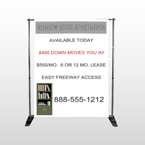 Shelving 530 Pocket Banner Stand 