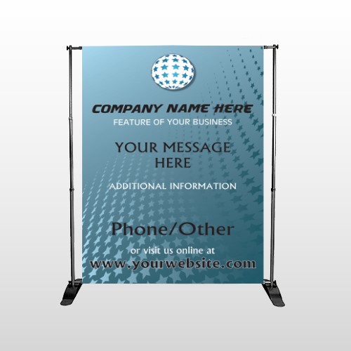 Star Wave 169 Pocket Banner Stand