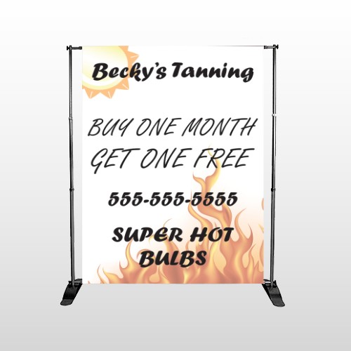 Tanning 298 Pocket Banner Stand
