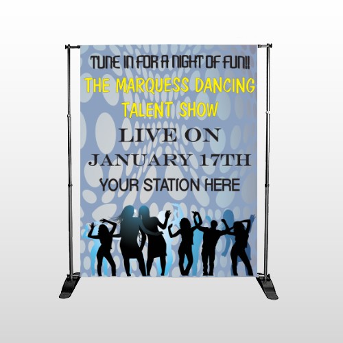 Talent Show 440 Pocket Banner Stand