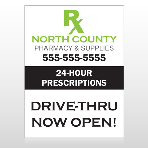 RX North County 105 Custom Sign