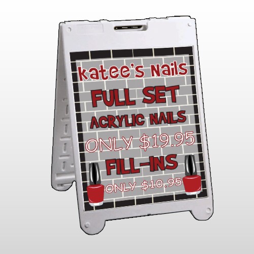 Acrylic Nails 292 A Frame Sign